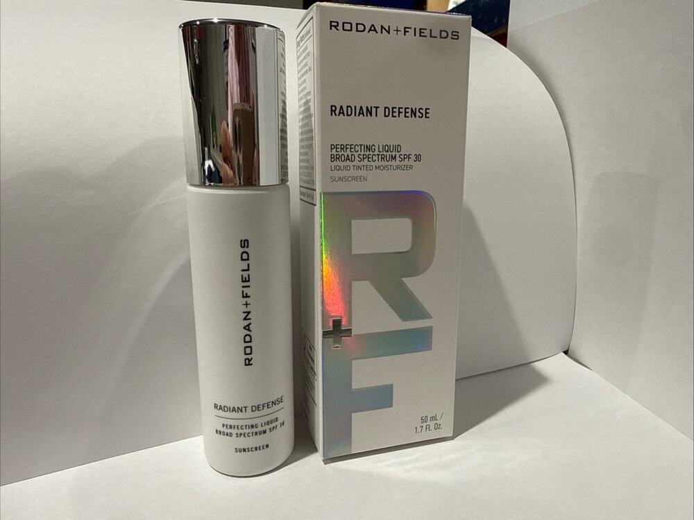 Rodan + Fields Radiant Defense Perfecting Liquid SPF 30 Shell 1 New Sealed